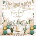thumbnail image 2 of Taco Bout A Baby Decorations, Mexican Fiesta Baby Shower Balloon Backdrop Banner Cake Cupcake Toppers, Boho Fiesta Cactus Theme Gender Reveal Party Supplies, 2 of 6
