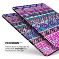 thumbnail image 3 of DesignSkinz Pink & Teal Modern Colored Aztec Pattern Full-Body Skin Decal Wrap Cover for iPad 7th Gen 10.2”(A2197/A2200), 3 of 4