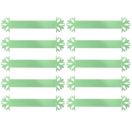 

20pcs Unique Napkin Clasps Elegant Napkin Rings Snowflake Napkin Adornments