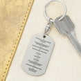 thumbnail image 6 of Ten Commandments Polish Przykazań Bożych Engraved Dog Tag Bible Keychain Stainless Steel or 18k Gold, 6 of 11