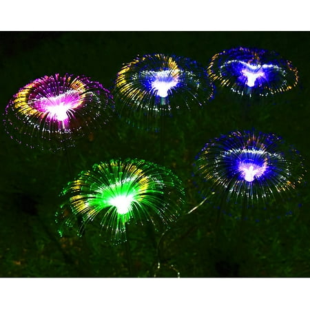 

5 PackSolar Garden Lights Outdoor Solar Jellyfish Lights 7 Lighting Modes Solar Flowers Garden Lights Waterproof Outdoor Decorative for Yard Patio Garden Pathway