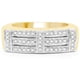thumbnail image 3 of 14K Yellow Gold Plated 0.25 Carat Genuine White Diamond .925 Sterling Silver Ring QJ Model, 3 of 3