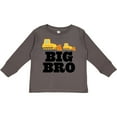 thumbnail image 3 of Inktastic Big Bro Boys Brother Bulldozer Boys or Girls Long Sleeve Toddler T-Shirt, 3 of 5