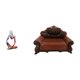 thumbnail image 1 of Estatua de resina,Figura ornamental de resina con estatua de un pensador sentado,Escultura abstracta,decoración para el hogar,moderna y creativa,Sofá miniatura para muñecas,Muebles para casa, 1 of 8