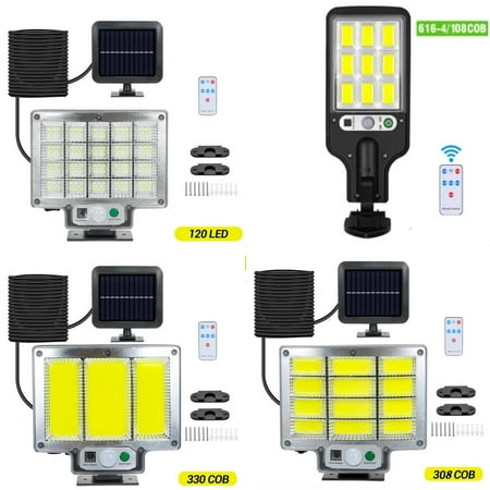 

DUFDIEJ Powerful Waterproof Outdoor Solar Wall Light with Remote Control Motion Sensor and 4 Working Modes - Ideal for Garden Yard and Patio Lighting