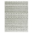 thumbnail image 2 of SAFAVIEH Berber Fringe Vinal Aztec Shag Area Rug, Sage/Ivory, 8' x 10', 2 of 11
