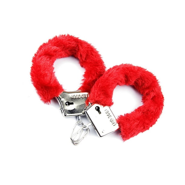 Tholdsy Restricciones Erótico Cuff Sadismo Masoquismo Bondage Pareja Cuffs Foreplay Fetish Roleplay Cosplay Juguetes sexuales Suministro Juguetes novedosos y de broma Rojo