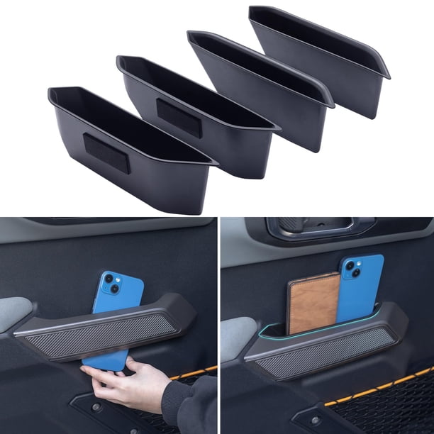 Caja de almacenamiento con manija de puerta TOPINSTALL compatible con Ford Bronco 2021-2025