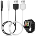 thumbnail image 1 of W829 [2-Pack] Magnetic Smartwatch Charger Compatible with Cosmo JrTrack 5/JrTrack 4/JrTrack 3/JrTrack 2se/JrTrack 2/JrTrack 1, Portable Magnetic Replacement USB Charging Cable Accessories, Black+White, 1 of 1