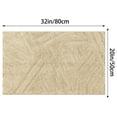 thumbnail image 6 of Unique Bargains Bathroom Rugs Non Slip Bath Mat Geometric Soft Mat Washable Carpet Khaki 20*32in, 6 of 6