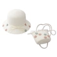 thumbnail image 1 of Sombrero de paja de verano para niña pequeña, sombrero de playa de ala ancha, sombrero de sol para niños, conjunto de bolsa de sombrero de verano Adepaton BST2002046-4, 1 of 5