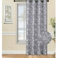thumbnail image 1 of Jacquard Grommet Panel, 54x84 Inch, Grey, One Panel, 1 of 2