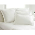 thumbnail image 2 of Todays Home TOH24902WHIT07 Levinsohn Basic Cotton Rich Tailored Sham with 2 in. Flange White - Standard - Pack of 2, 2 of 4