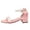 #01-Red, variant on Girls Dress Shoes Sandals Bow Pearl Open Toe Low Heels Ankle Strap Flower Girl Wedding Party Shoes
