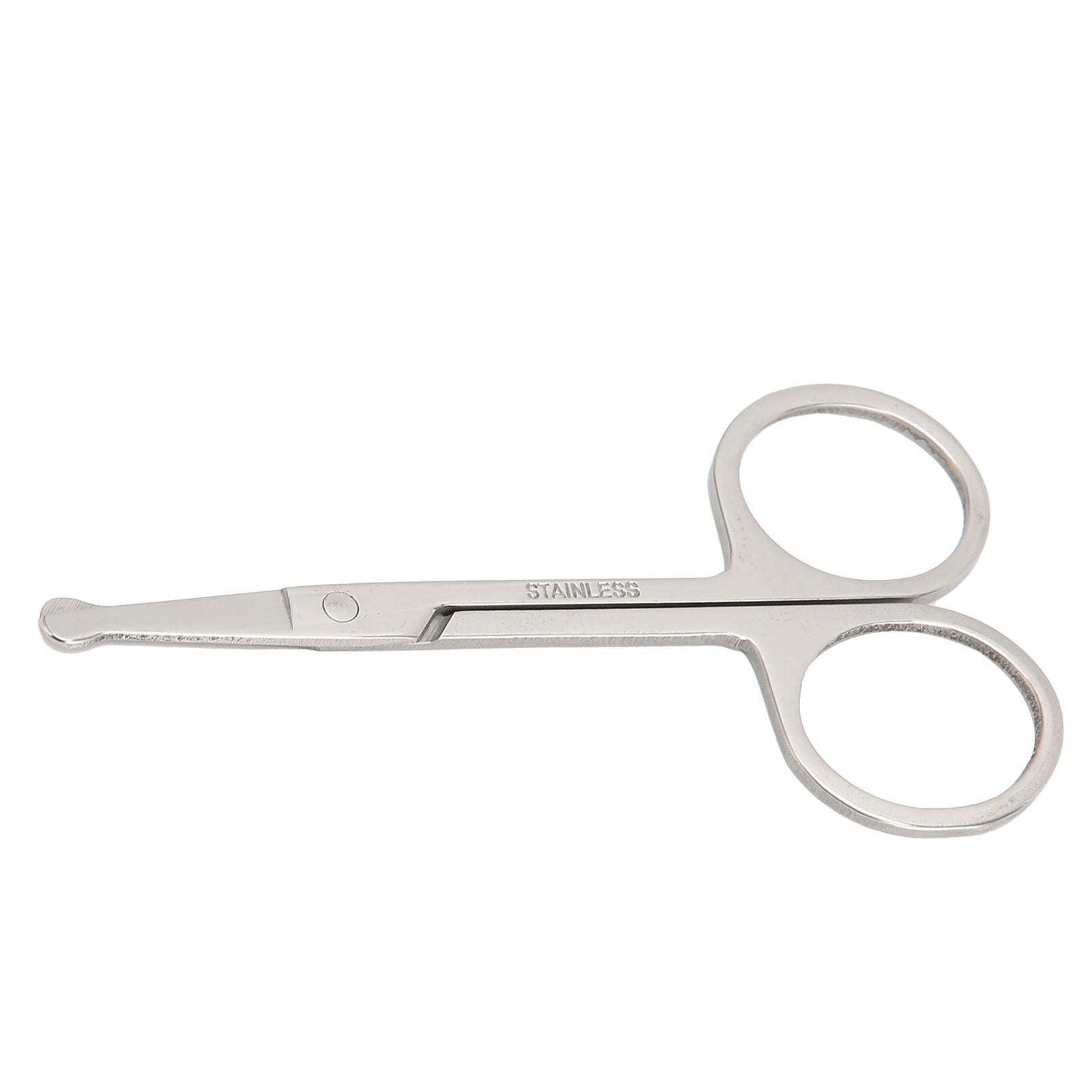 Effenfine Hair Scissors for Trimming - Safely Trim Nose Ears Eyebrows  Mustaches and Beards, German Stainless Steel Scissors with Safety Tips