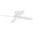 thumbnail image 2 of 52" Casa Vieja Elite Modern Hugger Indoor Ceiling Fan with Dimmable LED Light Remote Control White Opal Glass for Living Room Kitchen House Bedroom, 2 of 7