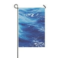 thumbnail image 1 of BSDHOME Wave Nature Water Blue Sea Ocean Pattern Yard Garden Flag 12 x 18 Inches, 1 of 1