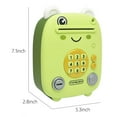 thumbnail image 3 of Gallickan Piggy Banks for Boys Girls, Frog Piggy Bank with Music and Animal Sound, Toys for 5 6 7 8 9 10 Year Old Kids Birthday Gifts, Green, 3 of 8