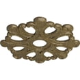 thumbnail image 3 of Ekena Millwork 20 7/8"OD x 3 5/8"ID x 1"P Angel Ceiling Medallion (Fits Canopies up to 4 3/8"), Hand-Painted Mississippi Mud Crackle, 3 of 7