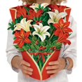 thumbnail image 2 of Ramiter Mother's Day 3D 3D Handheld Flower Bundle Greeting Card Popup Flower Bundle Greeting Message, 2 of 5