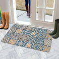 thumbnail image 5 of Bohemian Retro Diamond Pattern (5) Door Mat Welcome Door Mat for Front Door, Home Entrance, Yard, Floor, Patio, Non Slip Spring Summer Welcome Mat Indoor Outdoor Doormat 30"*17", 5 of 6