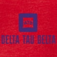 thumbnail image 3 of CafePress - Delta Tau Delta Purple Stacked Signature T Shirt - Mens Football Shirt, 3 of 4