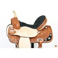 thumbnail image 2 of 16" Western Horse Saddle American Leather Treeless Trail Barrel Hilason, 2 of 7