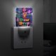 thumbnail image 4 of Diarios de Gotita de Rocío Luz nocturna LED con sensor de anochecer a amanecer para dormitorio, baño, pasillo, escaleras - Lámpara LED nocturna de enchufe, 0.5W - 1 pieza, 4 of 6