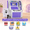 Silver/Purple, variant on Atm Piggy For With Power-off Memory And Debit Card Real Money Onekey Shutdown Recognition Target Setting Bill Feeder Balance Calculator Electronic Savingshine Box