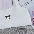 thumbnail image 5 of Sex Appeal Sanrio Schoolgirl Underwear Anime Kuromi Cartoon Pure Cotton Vest Panties Set Fit 8-14 Years Old Girls Daughter Gift, 5 of 17