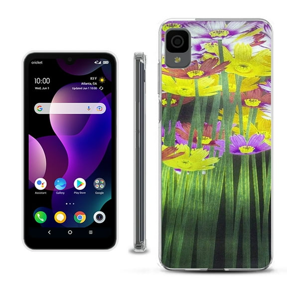 Slim-Fit Gel TPU Phone Case for TCL 30Z / 30 Z / 30 LE, by OneToughShield ® - Dream Flower