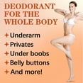 thumbnail image 5 of Body Deodorant Stick,Whole Body Deodorant for Women & Men,72-Hours Odor Control,Natural Odor Protection,Coconut Vanilla Scent,1.4 OZ, 5 of 12