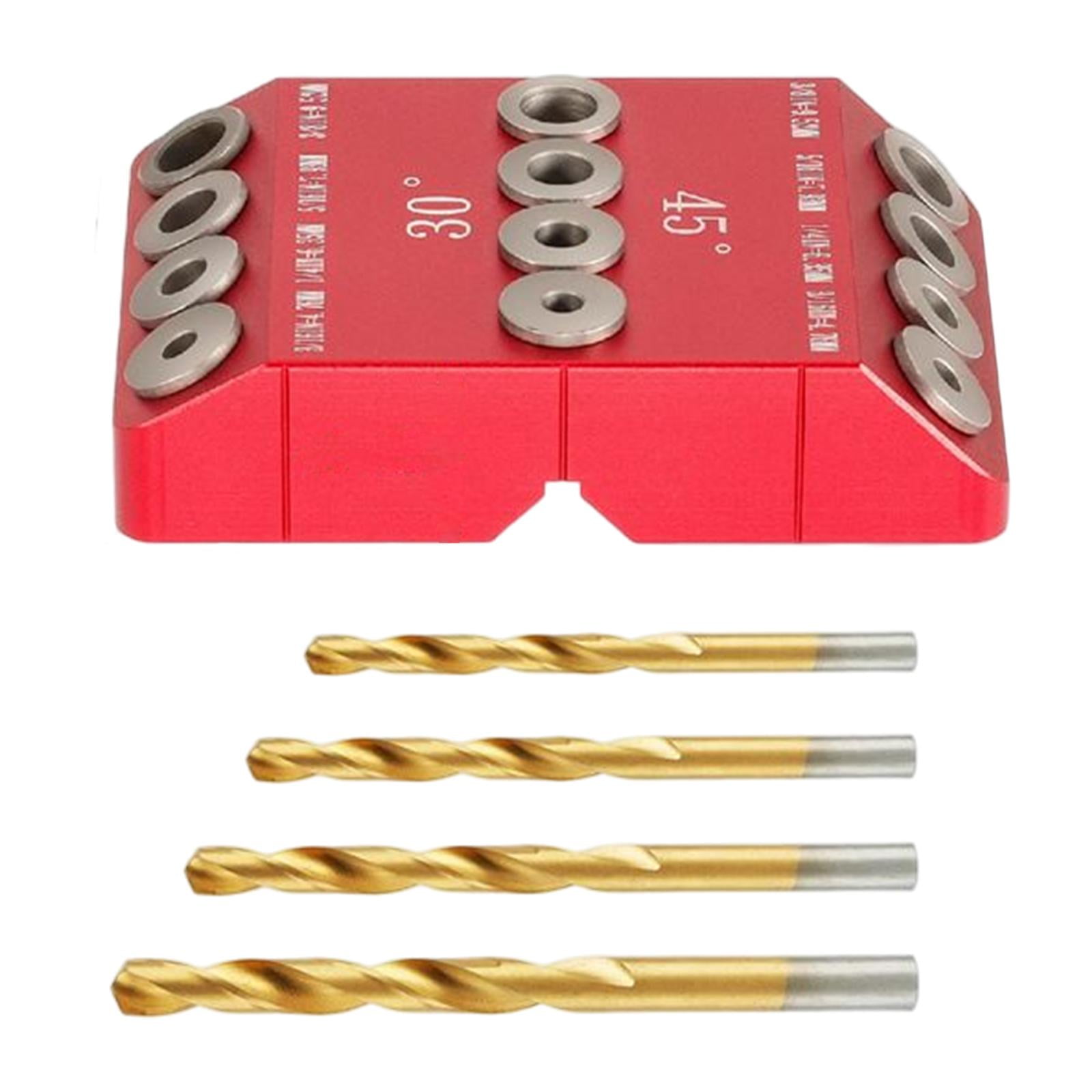 Drill Guide Woodworking Drilling 30 45 90 Degree Angle Hole Doweling