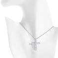 thumbnail image 2 of Netaya Fashion Cross Pendant Made with Swarovski Crystals in Platinum-Plated Bronze - 18", 2 of 2