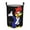 M, variant on Woody Woodpecker Laundry Basket Foldable Circular Dirty Clothes Toys Storage Organizer Bin Basket with Handles, Round Hamper For Bedroom Livingroom Bathroom