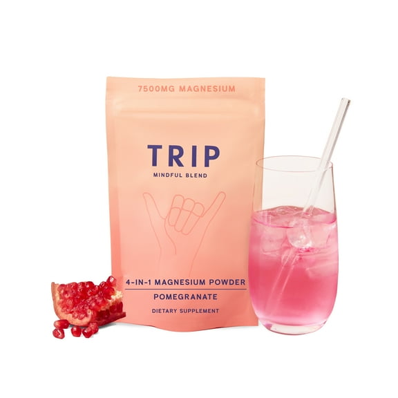 Mindful Blend 4-in-1 Magnesium Powder Pomegranate Flavor