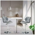 thumbnail image 2 of Heavenly Collection Modern Adjustable Stool with stainless steel frame, 2 of 3