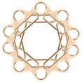 thumbnail image 1 of TABLZONE 10Ud Hebillas Portátiles En Metal Doradas Para Manualidades Y Ropa Uso Diario, 1 of 6