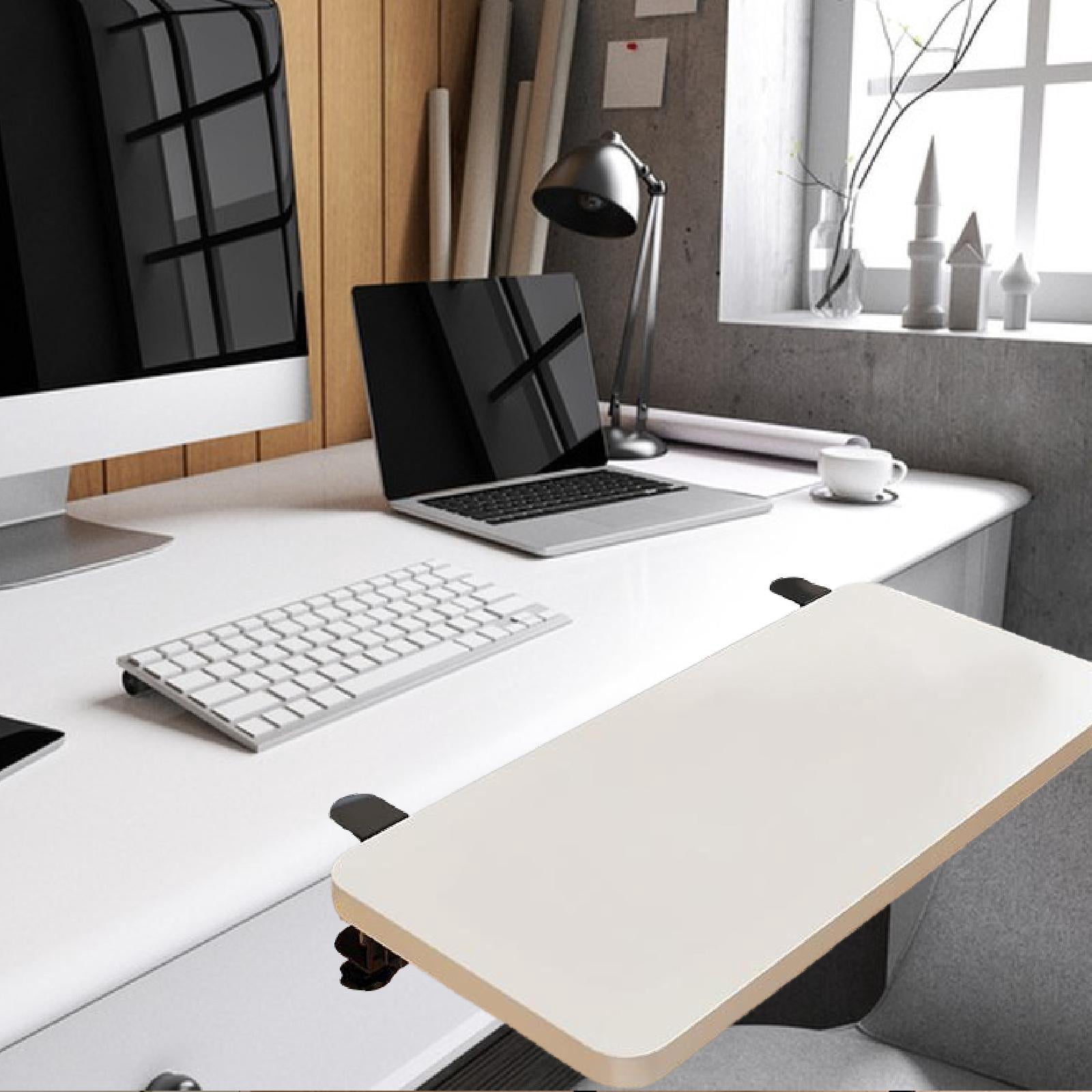 CoudarTitie Desk Extender Board Desk Extender Tray Adults Accessories Arm Rest Expansion White