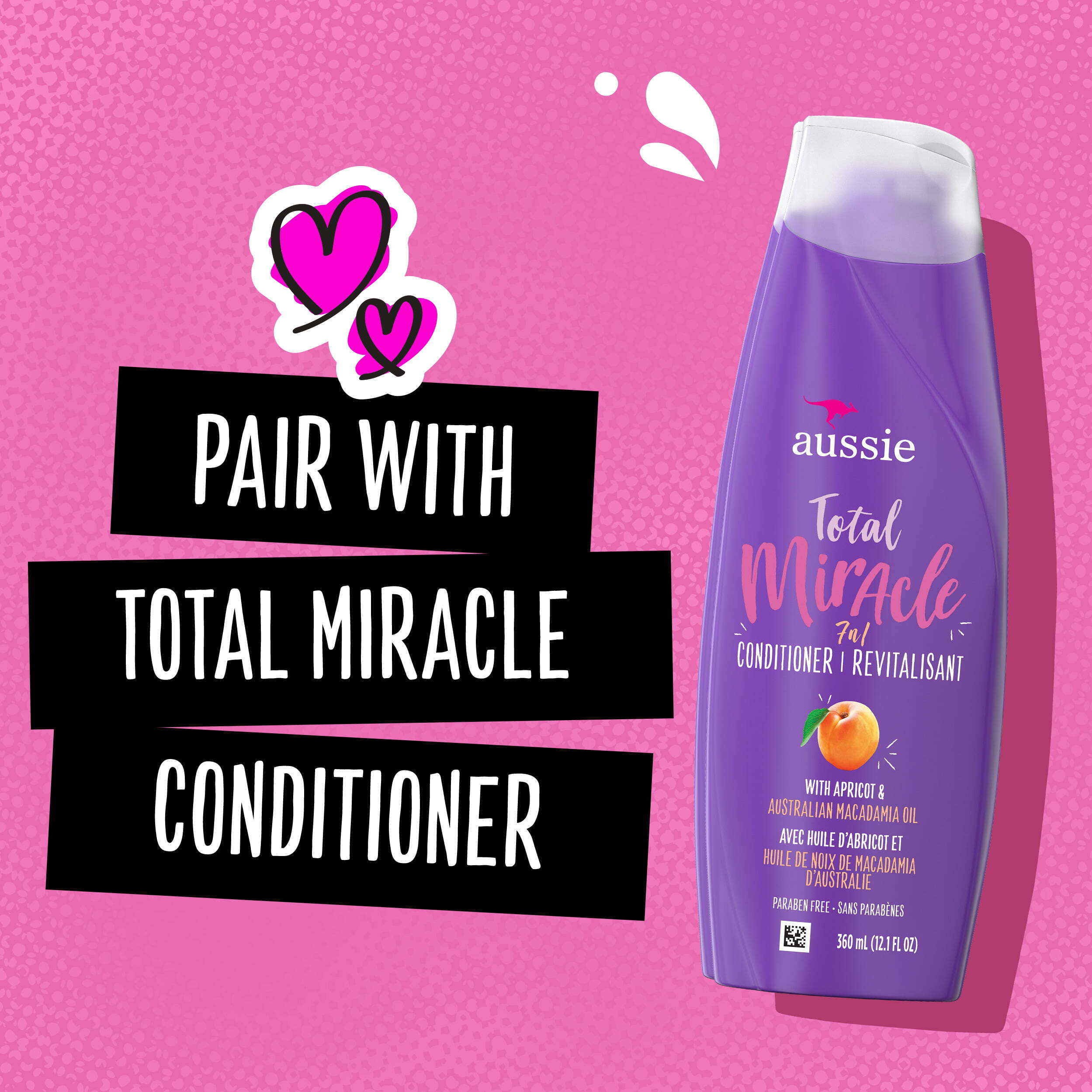 Aussie Total Miracle Shampoo for All Hair Types 12.1 fl oz - image 7 of 8