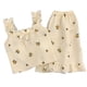 thumbnail image 3 of Conjunto de pijama de camisola de dos piezas con almohadillas para el pecho, conjunto de pijama de verano suelto, suave y agradable para la piel para niñas, naranja, L, 3 of 8