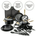 Thyme & Table NonStick Cookware & Bakeware, Gold, 28Pieces Set