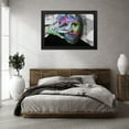 thumbnail image 3 of Stephen Chambers 32x23 Black Modern Wood Framed Wall Art Titled - Jojo, 3 of 6