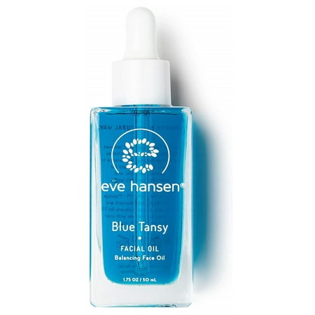 Eve Hansen Blue Tansy Face Oil | Skin Balancing and Hydrating Facial Oil with Squalane, Rosehip Oil, and Vitamin E Oil For Skin | 1.7 oz