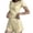Yellow, variant on JYnXIANTI 2 Piece Pj Sets for Woman Ribbed Ruffle Short Sleeve Tops and Shorts Lounge Set Summer Matching Pajamas Set Sleepwear