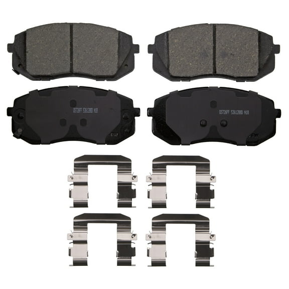 Wagner QuickStop ZD1826 Ceramic Disc Brake Pad Set Fits select: 2015-2019 HYUNDAI SONATA, 2016-2020 KIA OPTIMA