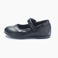 thumbnail image 3 of Weestep Toddler/ Little Kid Girl Dress Ballet Flat Mary Jane Ballerina Shoe(6 Toddler, Black), 3 of 6