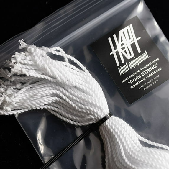 HKMT Equipment Arata Yo-Yo String - Arata Imai Signature - 50 Pack of YoYo Strings (White)