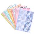 thumbnail image 3 of FRCOLOR Letter Stickers 16 Sheets Color Alphabet Sticker Scrapbooking Sticker Envelope Sealing Sticker,7.87"X5.91"X0.04", 3 of 5
