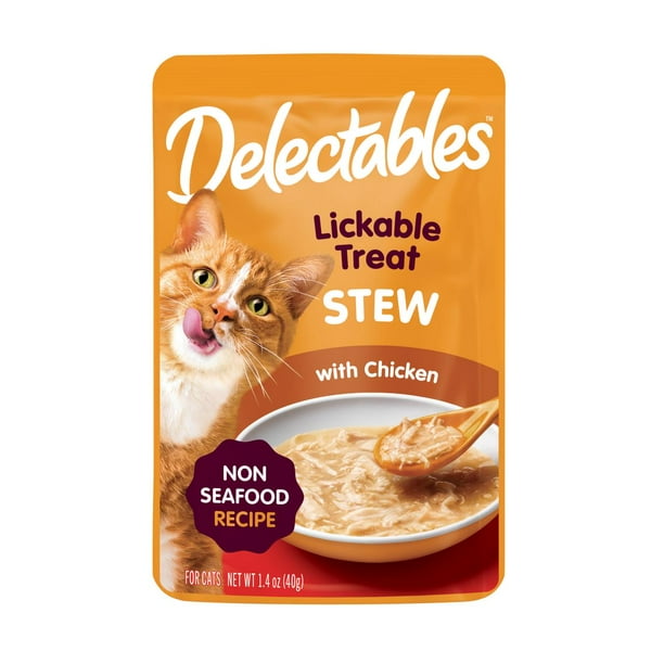 Hartz Delectables Stew NonSeafood Lickable Wet Cat Treats Chicken, 1